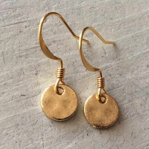 Simple style everyday earrings gold plated - Picture 6 of 6
